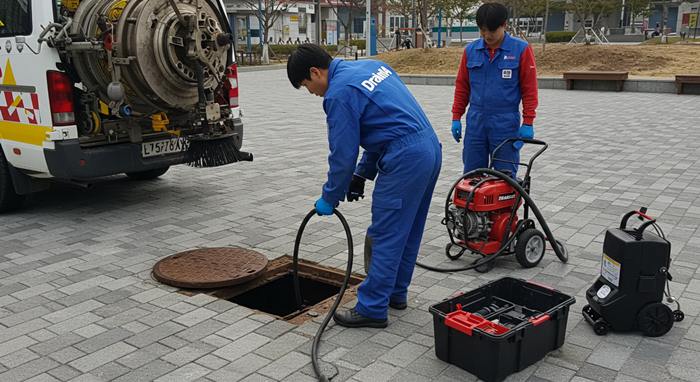 구산동 하수구 막힘 오수관 꽉 막힌 속까지 뻥 뚫어드립니다
