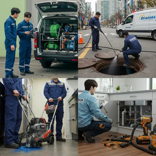 정발산동 싱크대막힘 역류 통수 원스톱으로 해결