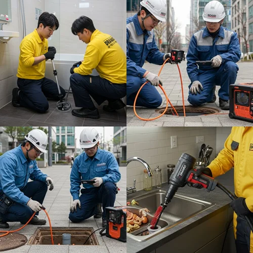 정발산동 하수구막힘 업체 하수구 장인이 뚫어줘요
