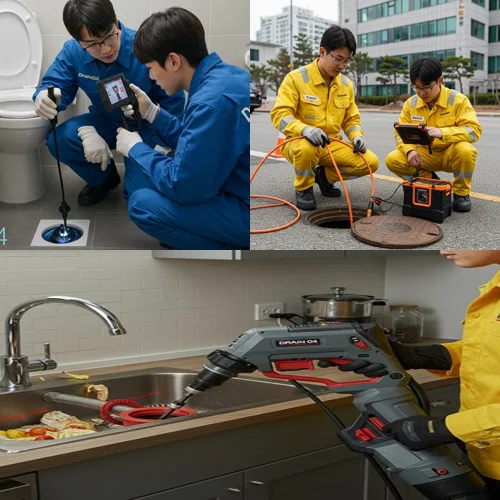 구산동 하수구 막힘 배수구 시원한 통수를 약속