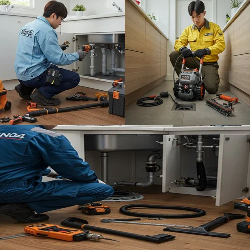 가좌동 싱크대막힘 역류 문제 해결을 약속