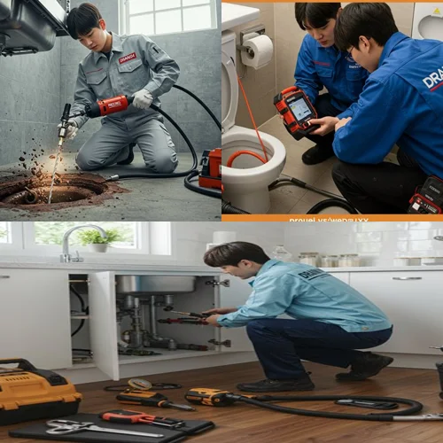 일산동구 고압세척 하수구 하수구 해결사가 왔어요