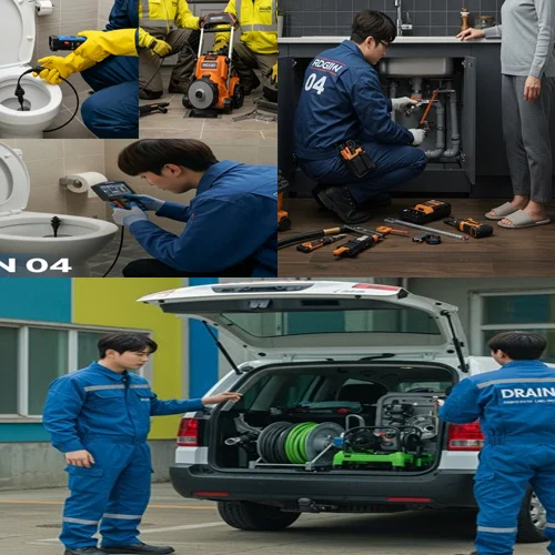 일산동구 고압세척 하수구 하수구 해결사가 왔어요