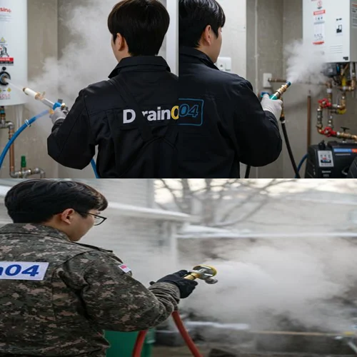 중산동 언 수도 녹임 해빙 업체 하수구 해빙 전문가가 왔어요