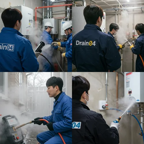 중산동 언 수도 녹임 해빙 업체 하수구 해빙 전문가가 왔어요