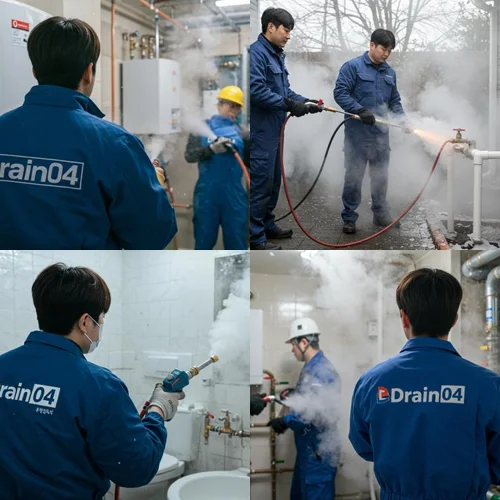 중산동 언 수도 녹임 해빙 업체 하수구 해빙 전문가가 왔어요