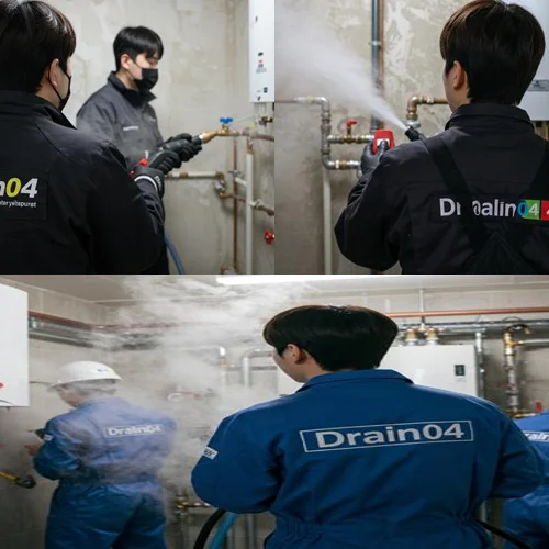 설문동 해빙 하수도 배관 업체 동파 피해 완벽하게 복구