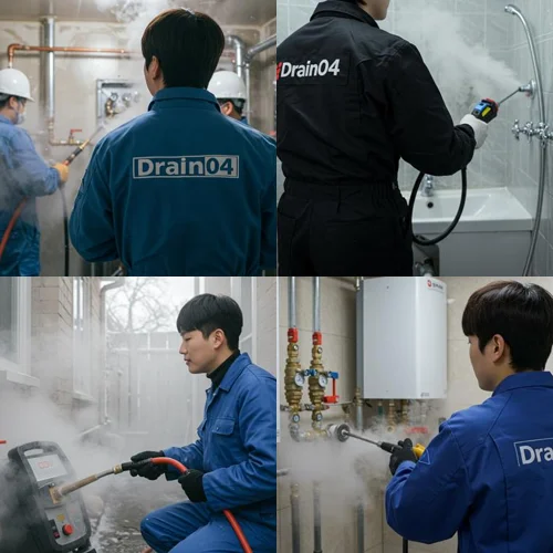 사리현동 수도관 동파 하수구 얼어붙은 하수도 문제 해결