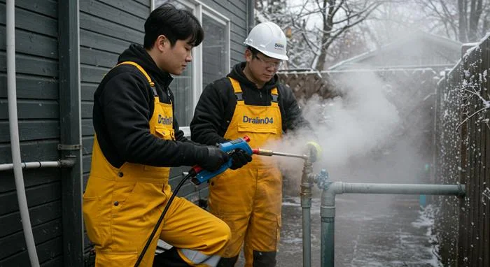 산황동 수도 동파 녹임 해빙 녹여서 새 배관처럼 통수