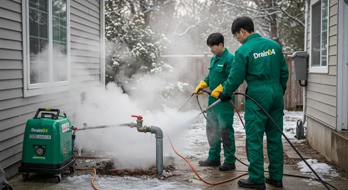 탄현동 수도 동파 녹임 해빙 동파로 인한 역류 해결