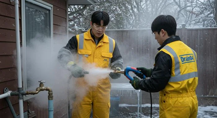 탄현동 수도 동파 녹임 해빙 동파로 인한 역류 해결