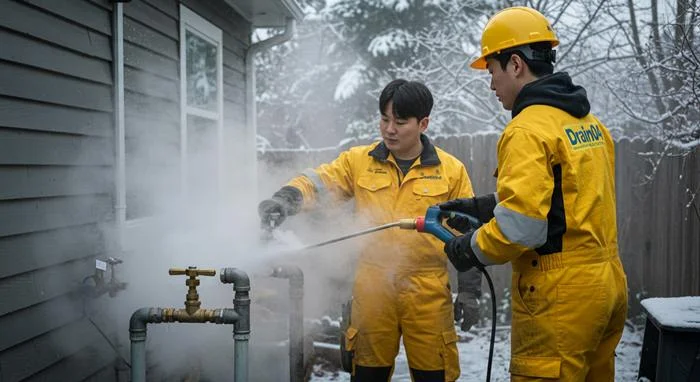산황동 언 수도 녹임 해빙 업체 해빙 작업 안전하게 진행