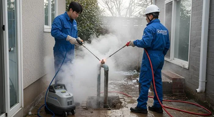 일산동구 하수구 해빙 얼었을때 녹여서 하수구 뻥 뚫어