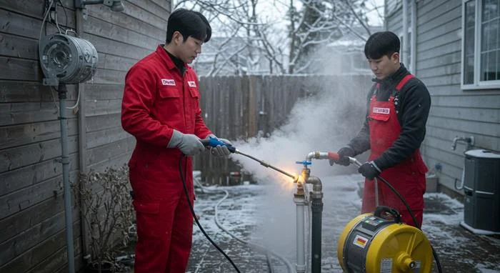 주엽동 수도 동파 녹임 해빙 시원하게 뻥 녹여 드려요