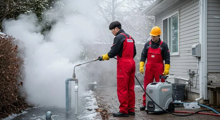 일산시 하수구 해빙 얼었을때 하수구 막힘 동파 해결사
