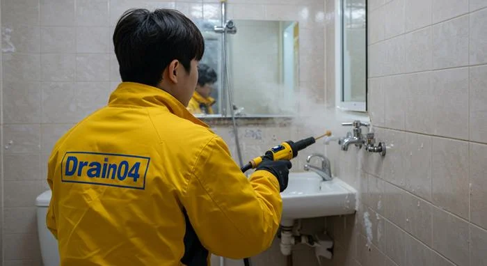 구산동 수도관 동파 하수구 녹여서 새것처럼 깔끔하게