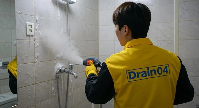 구산동 수도관 동파 하수구 녹여서 새것처럼 깔끔하게