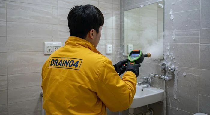 구산동 수도관 동파 하수구 녹여서 새것처럼 깔끔하게