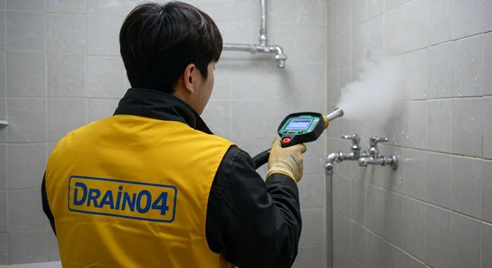 구산동 수도관 동파 하수구 녹여서 새것처럼 깔끔하게