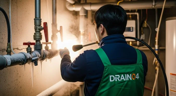 일산서구 수도관 동파 하수구 얼었을 때 고민 해결하세요