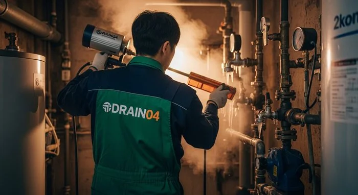 장항동 언 수도 녹임 해빙 업체 녹여서 하수구 뻥 뚫어