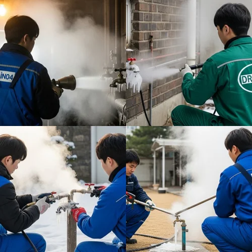 대화동 수도 동파 녹임 해빙 녹여서 뻥 뚫어 드려요