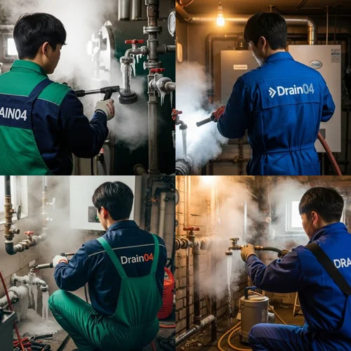 법곳동 수도관 동파 하수구 꽁꽁 언 하수관 녹여 드려요