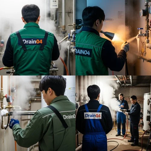 법곳동 수도관 동파 하수구 꽁꽁 언 하수관 녹여 드려요