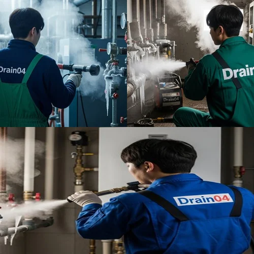 마두동 수도관 동파 하수구 해빙 작업 안전하게 진행