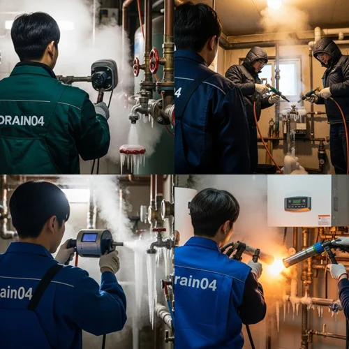 일산동구 수도 동파 녹임 해빙 확실하게 녹여서 뚫어