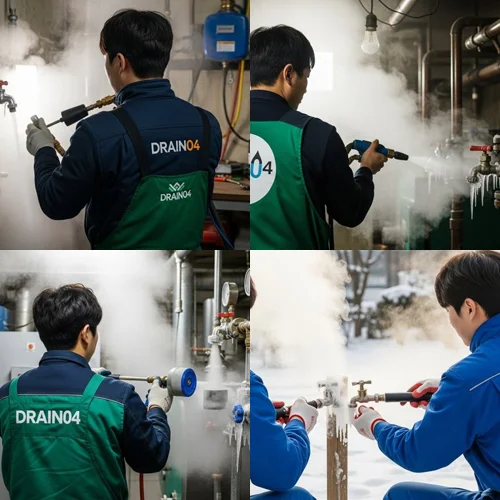 일산동구 수도 동파 녹임 해빙 확실하게 녹여서 뚫어