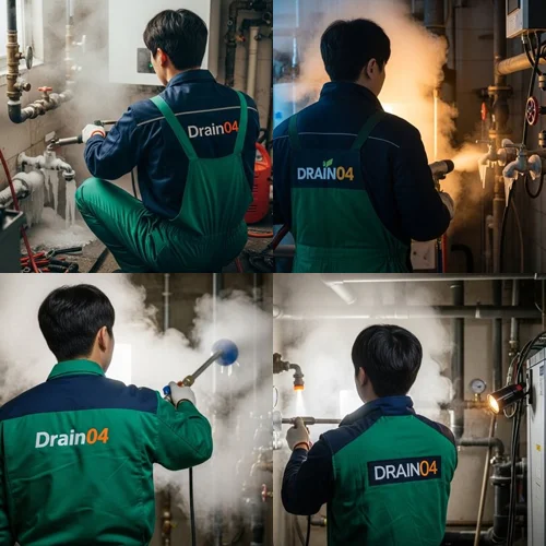 장항동 수도관 동파 하수구 하수구 해빙 신속하게 처리