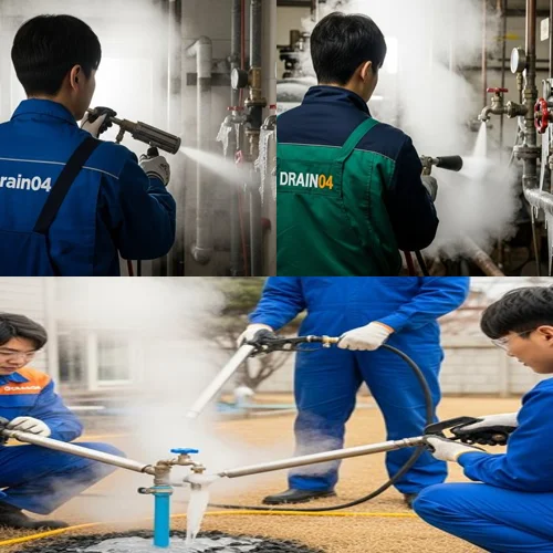 장항동 수도관 동파 하수구 하수구 해빙 신속하게 처리