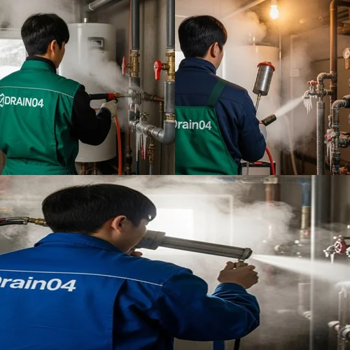 장항동 수도관 동파 하수구 하수구 해빙 신속하게 처리