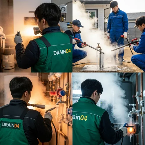 하수도 배관 관리와 녹이기 전문 서비스 제공