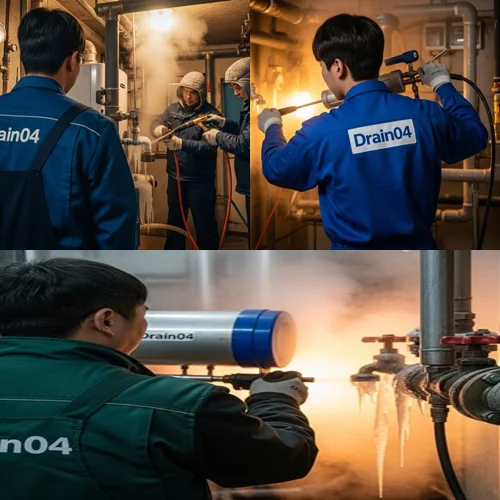 하수구 얼음 제거 방법 알아보기