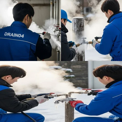 하수구 얼음 제거 방법 알아보기