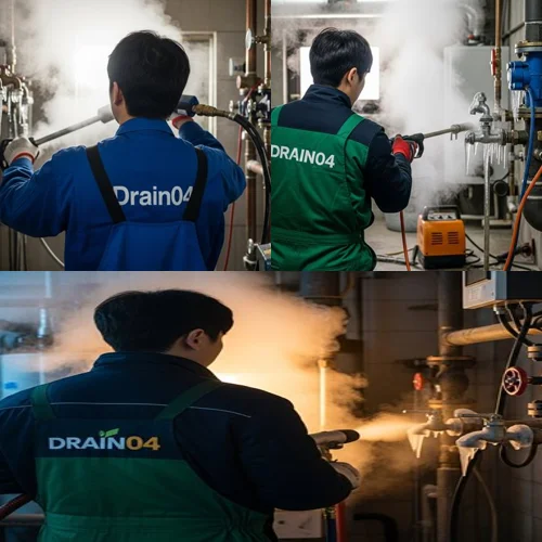 가좌동 수도관 동파 하수구 겨울철 하수구 긴급 복구