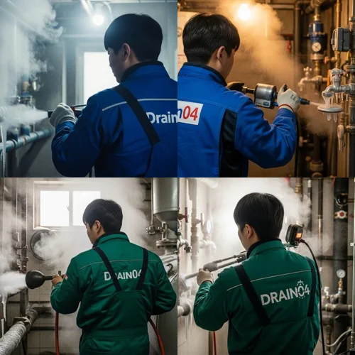 설문동 수도관 동파 하수구 겨울철 하수구 막힘 해결