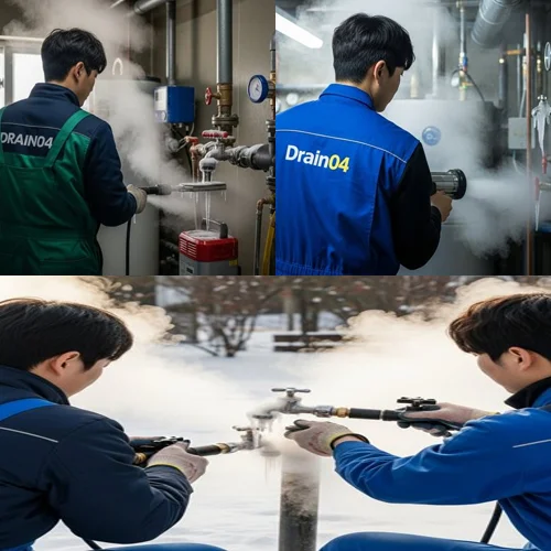 일산동 수도관 동파 하수구 녹임 전문가가 달려갑니다