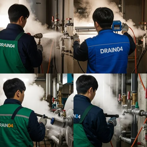 문봉동 해빙 하수도 배관 업체 겨울에도 시원한 물줄기