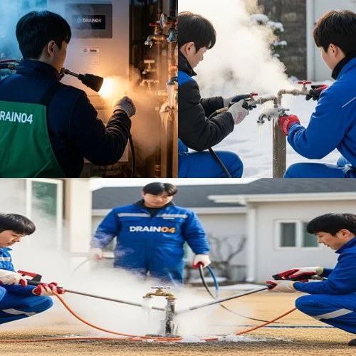 일산동구 언 수도 녹임 해빙 업체 빠르게 녹여서 복구 완료