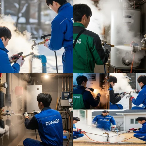일산동구 언 수도 녹임 해빙 업체 빠르게 녹여서 복구 완료