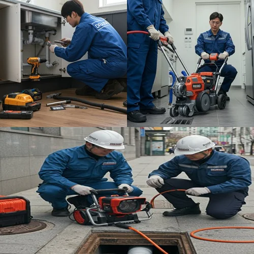 일산시 싱크대막힘 역류 꽉 막힌 운까지 뚫어