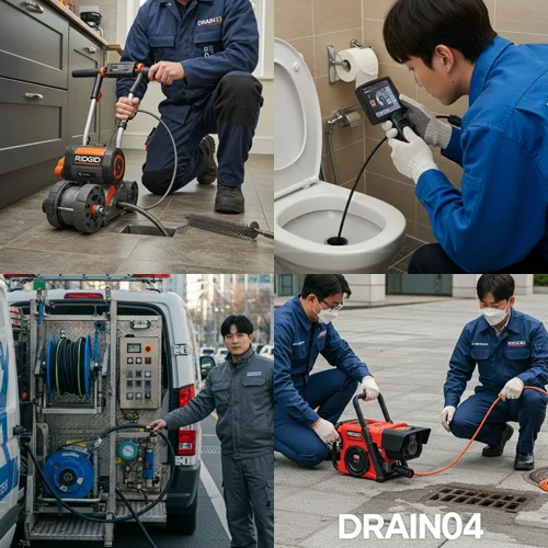 일산 정발산동 하수구 막힘 상가 배수구 역류 문제