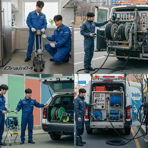 일산 장항동 하수구 막힘 라페스타 상가 배수구 역류