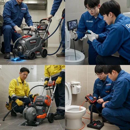 일산 문봉동 싱크대막힘 역류 전원주택 주방 대공사 될 뻔