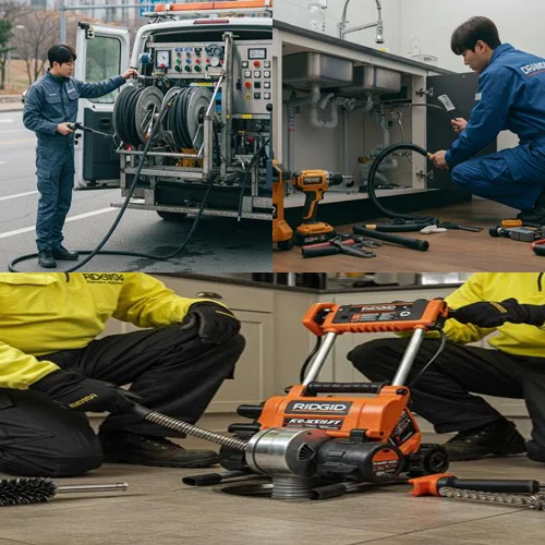 일산 식사동 하수구 막힘, 위시티 꽉 막힌 배수구 뚫기