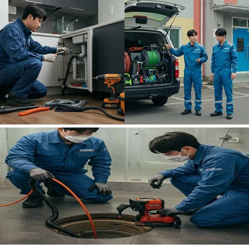 일산시 고압세척 하수구, 식사동/풍동 기름때 박멸!