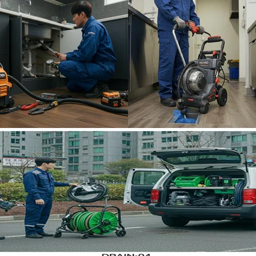 일산시 고압세척 하수구, 식사동/풍동 기름때 박멸!